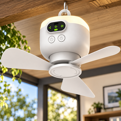 Rechargeable Hanging Camping Fan