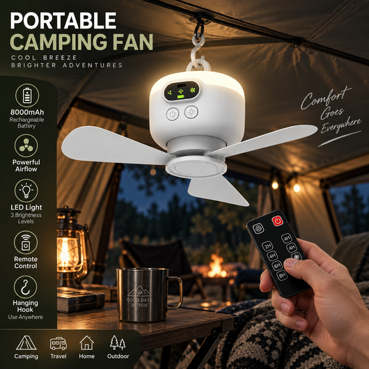 Rechargeable Hanging Camping Fan