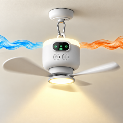 Rechargeable Hanging Camping Fan