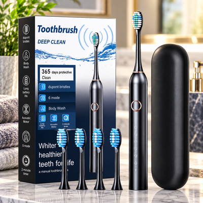 Sonic Electric Toothbrush Travel Set