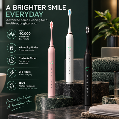 Sonic Electric Toothbrush Travel Set