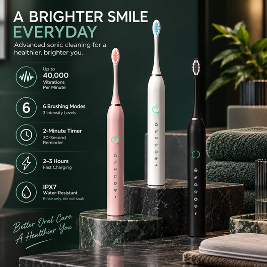 Sonic Electric Toothbrush Travel Set