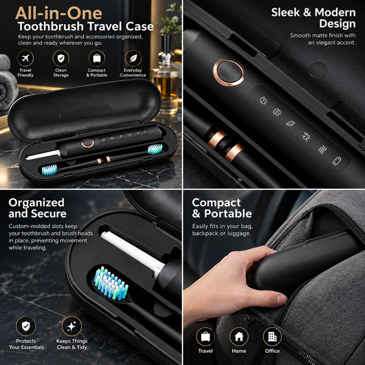 Sonic Electric Toothbrush Travel Set