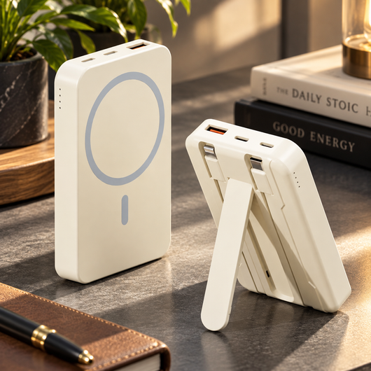 Magnetic Wireless Power Bank with Stand