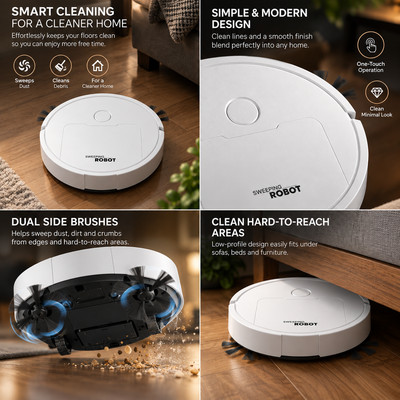 Mini Robot Vacuum Cleaner
