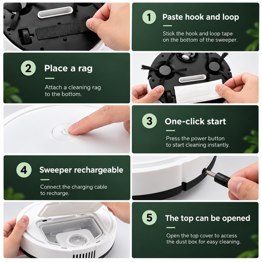 Mini Robot Vacuum Cleaner