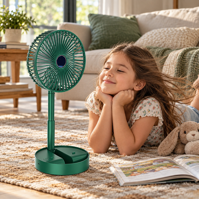 Foldable Telescopic Desk Fan