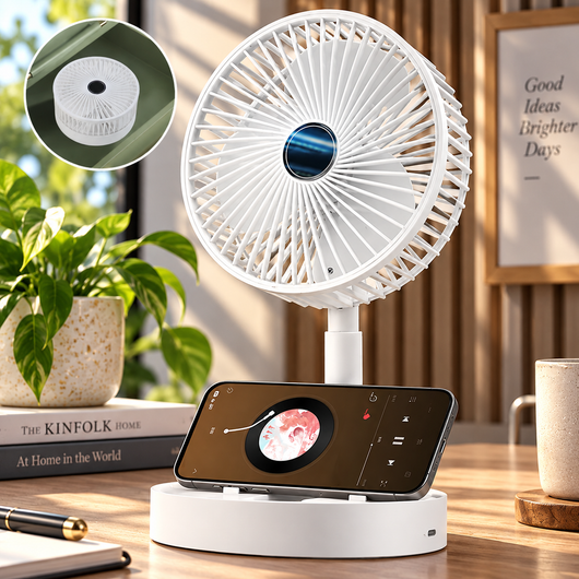 Foldable Telescopic Desk Fan
