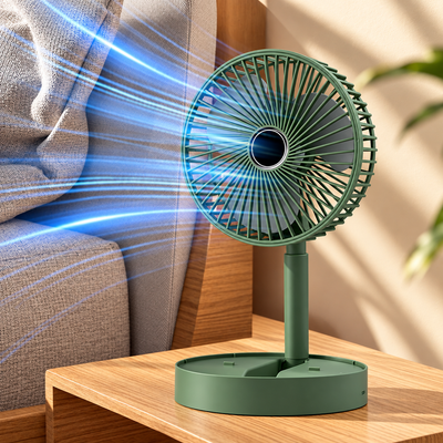 Foldable Telescopic Desk Fan