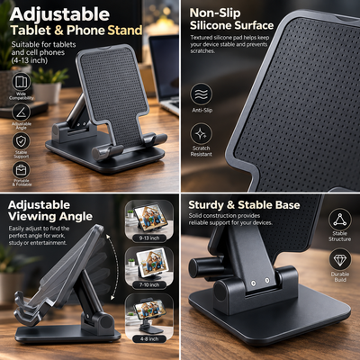 Foldable Phone and Tablet Stand