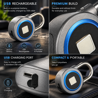 Bluetooth Fingerprint Padlock