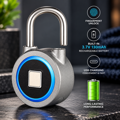 Bluetooth Fingerprint Padlock