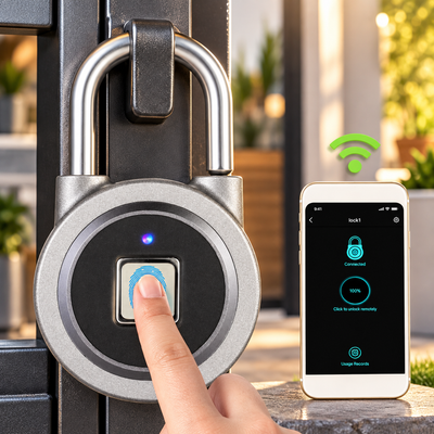 Bluetooth Fingerprint Padlock