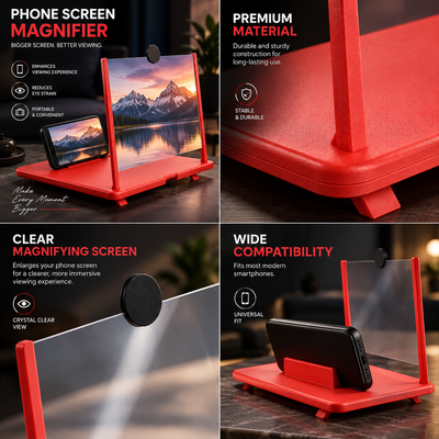 Foldable Phone Screen Magnifier