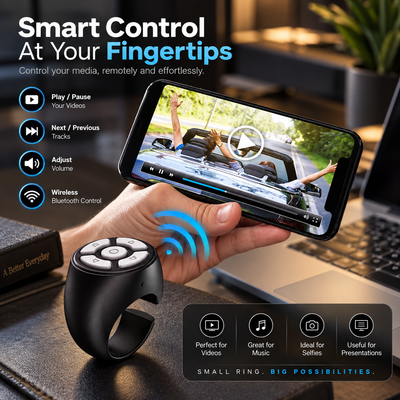 Bluetooth Finger Ring Remote