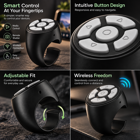 Bluetooth Finger Ring Remote