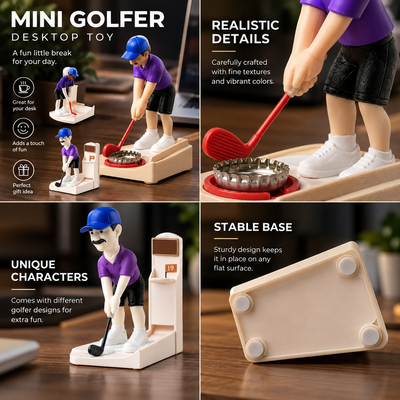 Golfer Figurine Bottle Opener