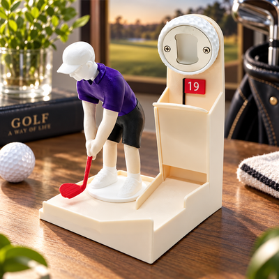 Golfer Figurine Bottle Opener