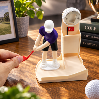 Golfer Figurine Bottle Opener