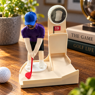 Golfer Figurine Bottle Opener