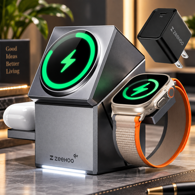 3-in-1 Magnetic Cube Charging Stand