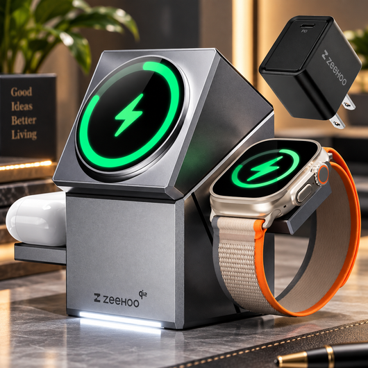 3-in-1 Magnetic Cube Charging Stand