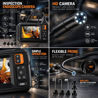 Endoscope Inspection Camera with Light