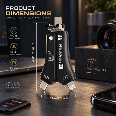 4-in-1 SD Card Reader Adapter