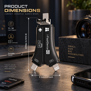 4-in-1 SD Card Reader Adapter