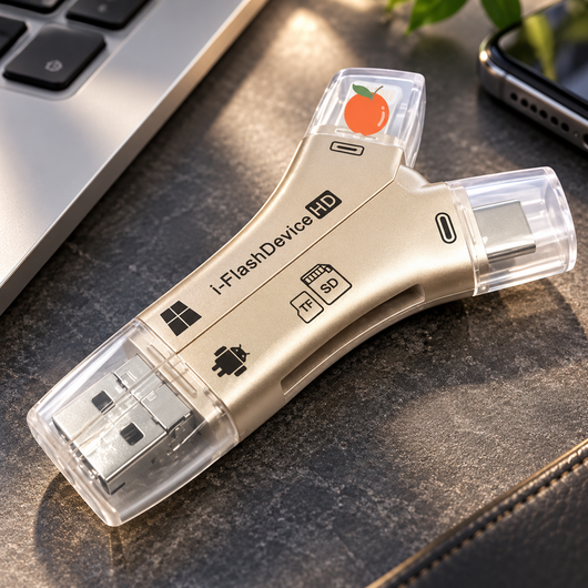 4-in-1 SD Card Reader Adapter
