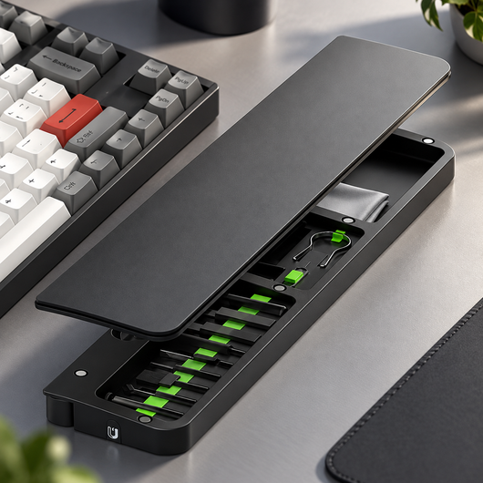 Keyboard Wrist Rest with Cleaning Kit