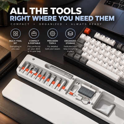 Keyboard Wrist Rest with Cleaning Kit