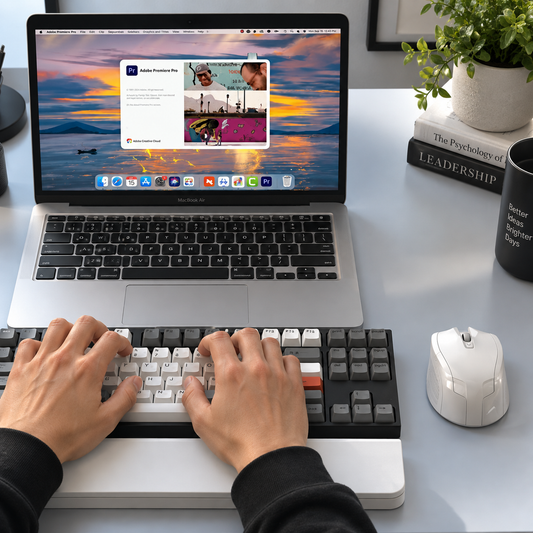 Keyboard Wrist Rest with Cleaning Kit