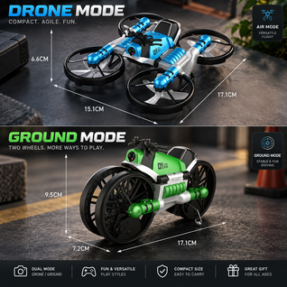 2-in-1 Mini Foldable Drone