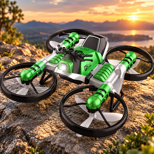 2-in-1 Mini Foldable Drone