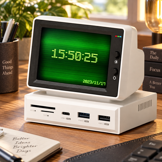 3.5 Inch Mini PC Monitor with USB-C Hub