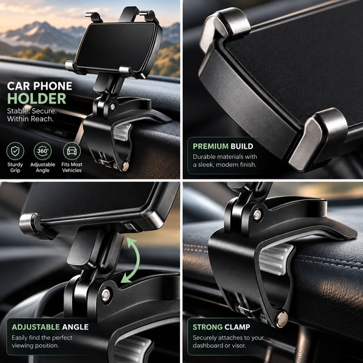 Dashboard Clamp Phone Mount