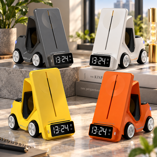 Race Car Wireless Charger Alarm Clock