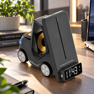 Race Car Wireless Charger Alarm Clock
