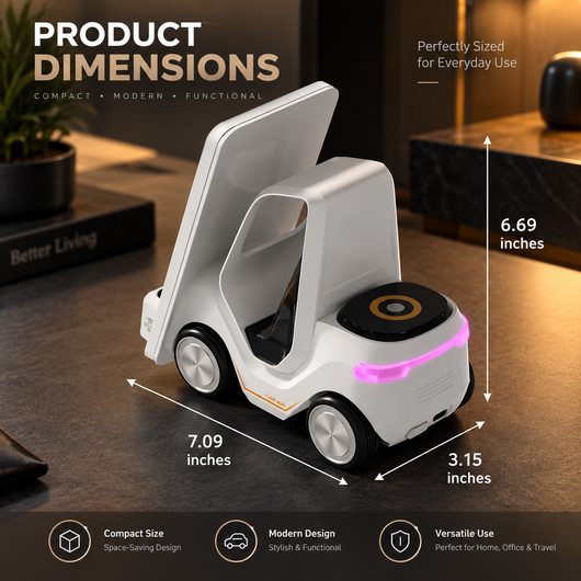 Race Car Wireless Charger Alarm Clock