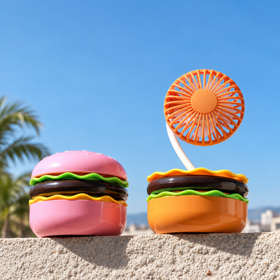 Rechargeable Burger Desk Fan