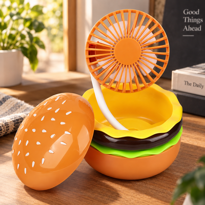 Rechargeable Burger Desk Fan