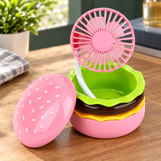 Rechargeable Burger Desk Fan