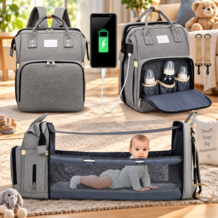 Insulated Diaper Bag Backpack