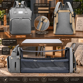 Insulated Diaper Bag Backpack