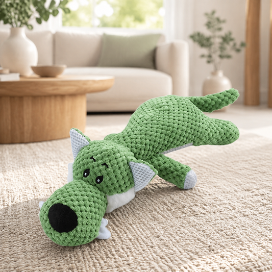 Reinforced Plush Squeaky Dog Toy