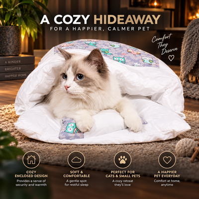 Cat Sleeping Bag with Pillow