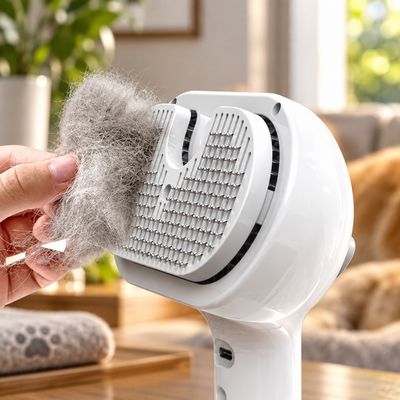 Pet Steam Grooming Brush