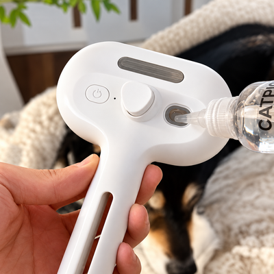 Pet Steam Grooming Brush