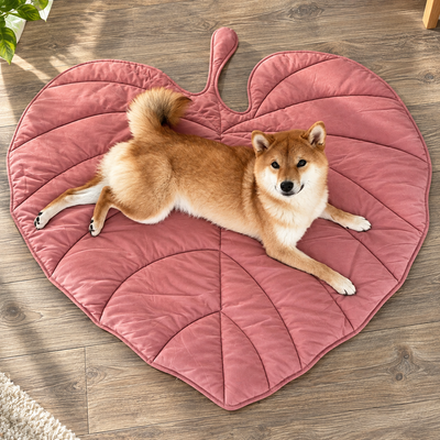 Leaf Shape Dog Blanket